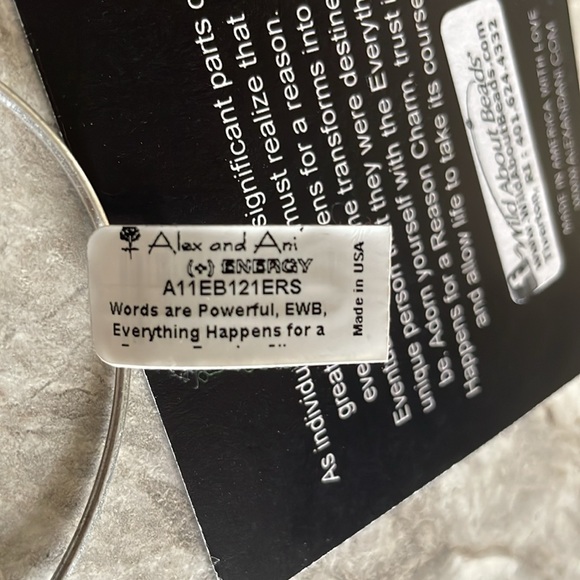 3 NEW Alex and Ani Bangles (+) ENERGY Bracelets - Picture 5 of 8